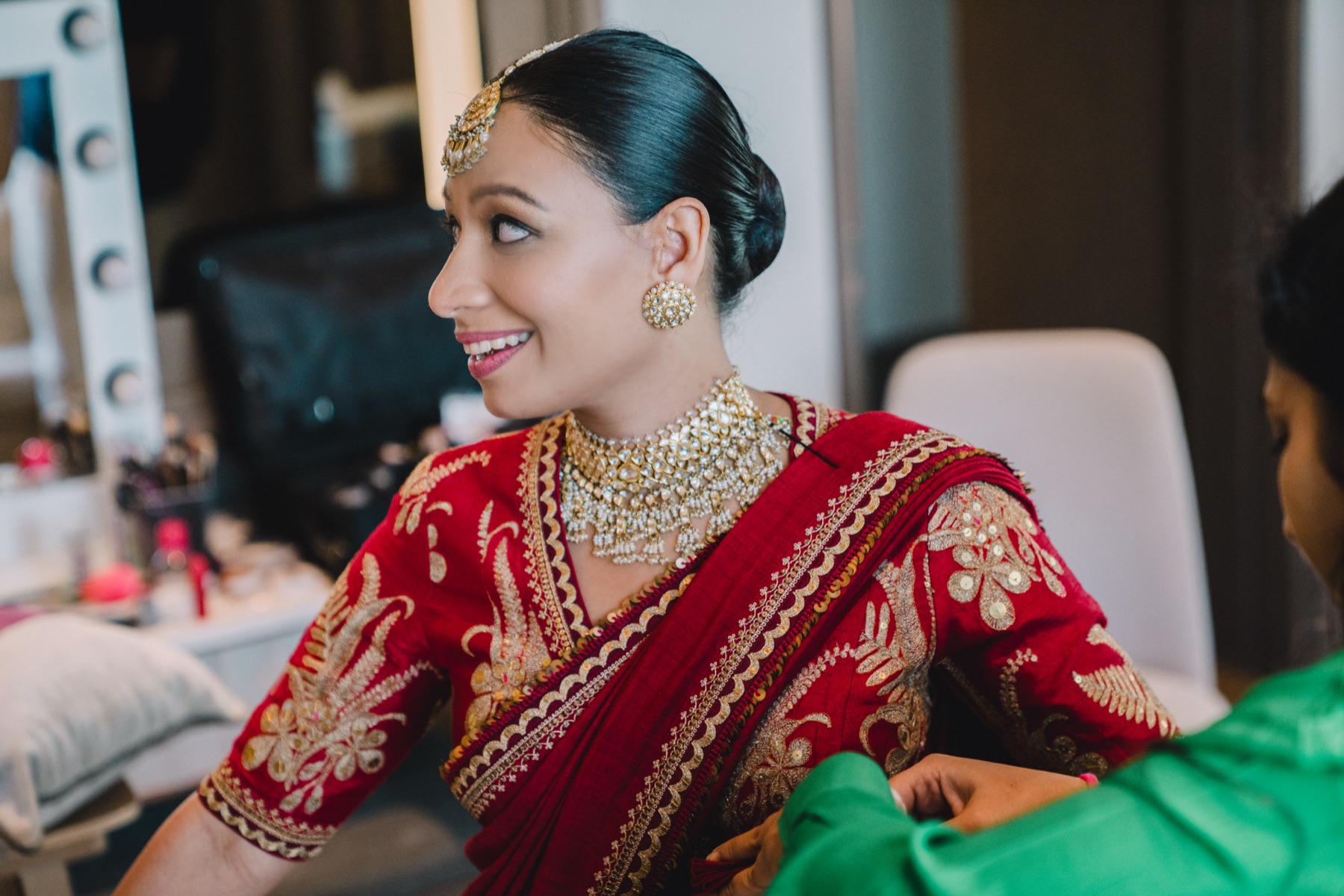 South Asian bridal makeup